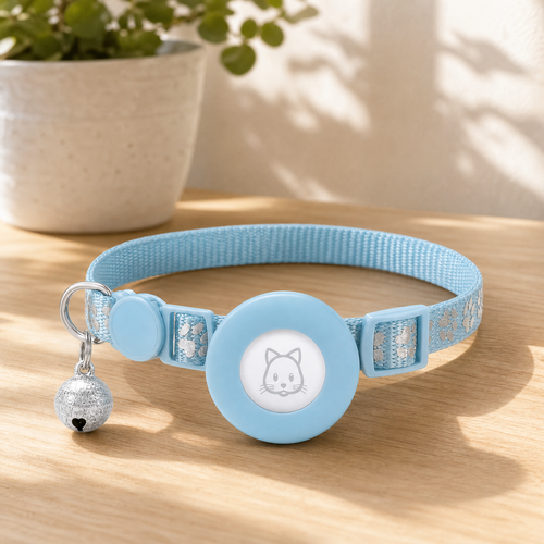 Collier de sécurité pour chat avec support AirTag