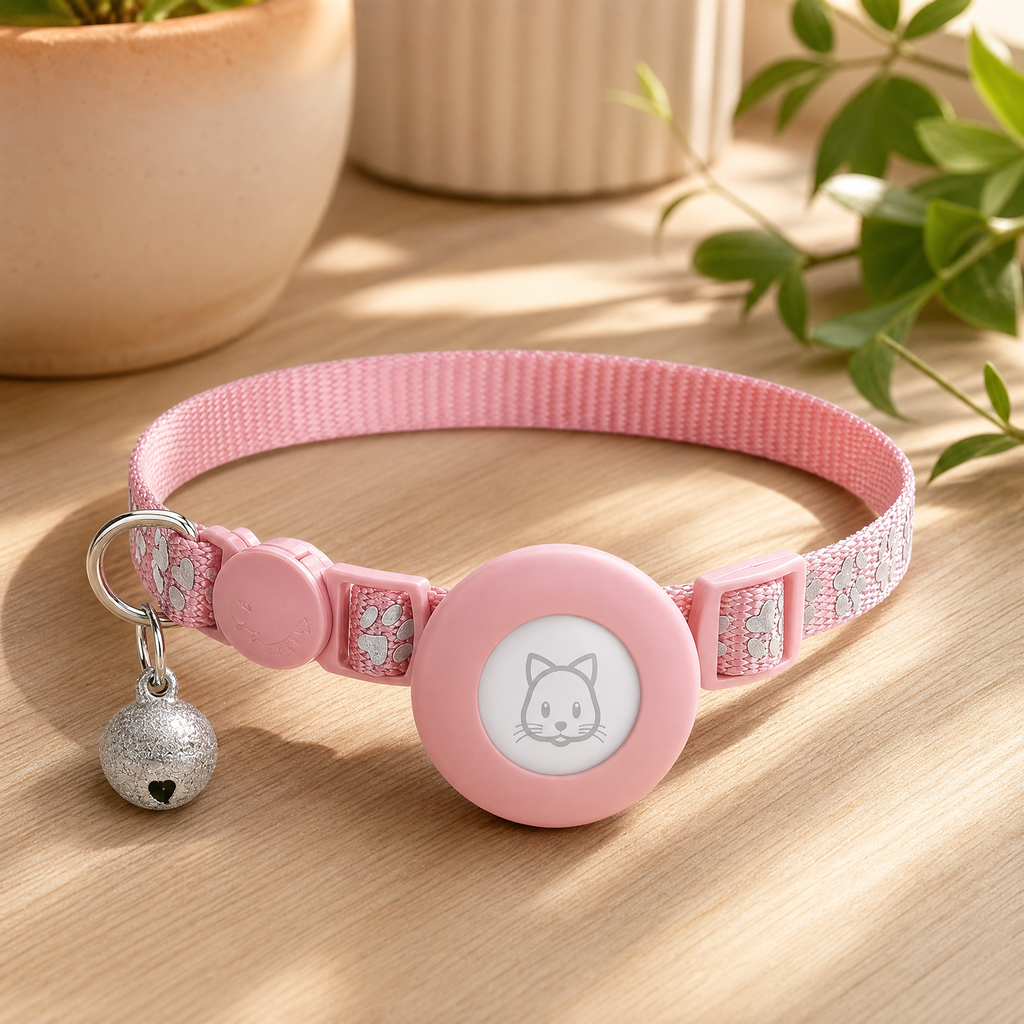 Collier de sécurité pour chat avec support AirTag