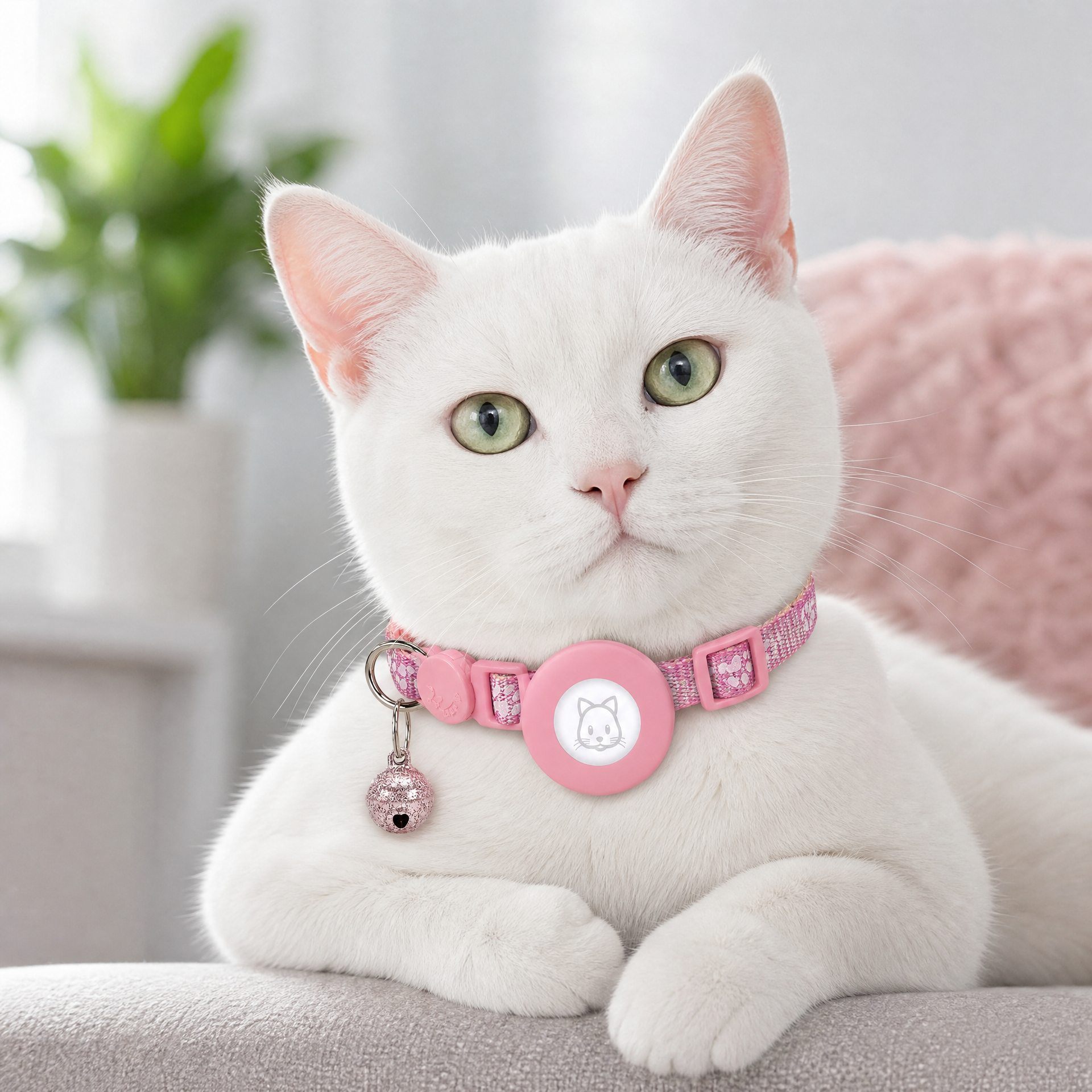 Collier de sécurité pour chat avec support AirTag