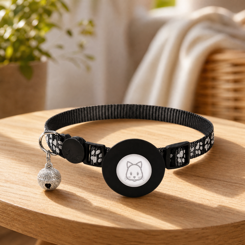 Collier de sécurité pour chat avec support AirTag
