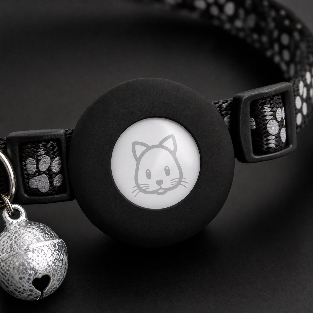 Collier de sécurité pour chat avec support AirTag