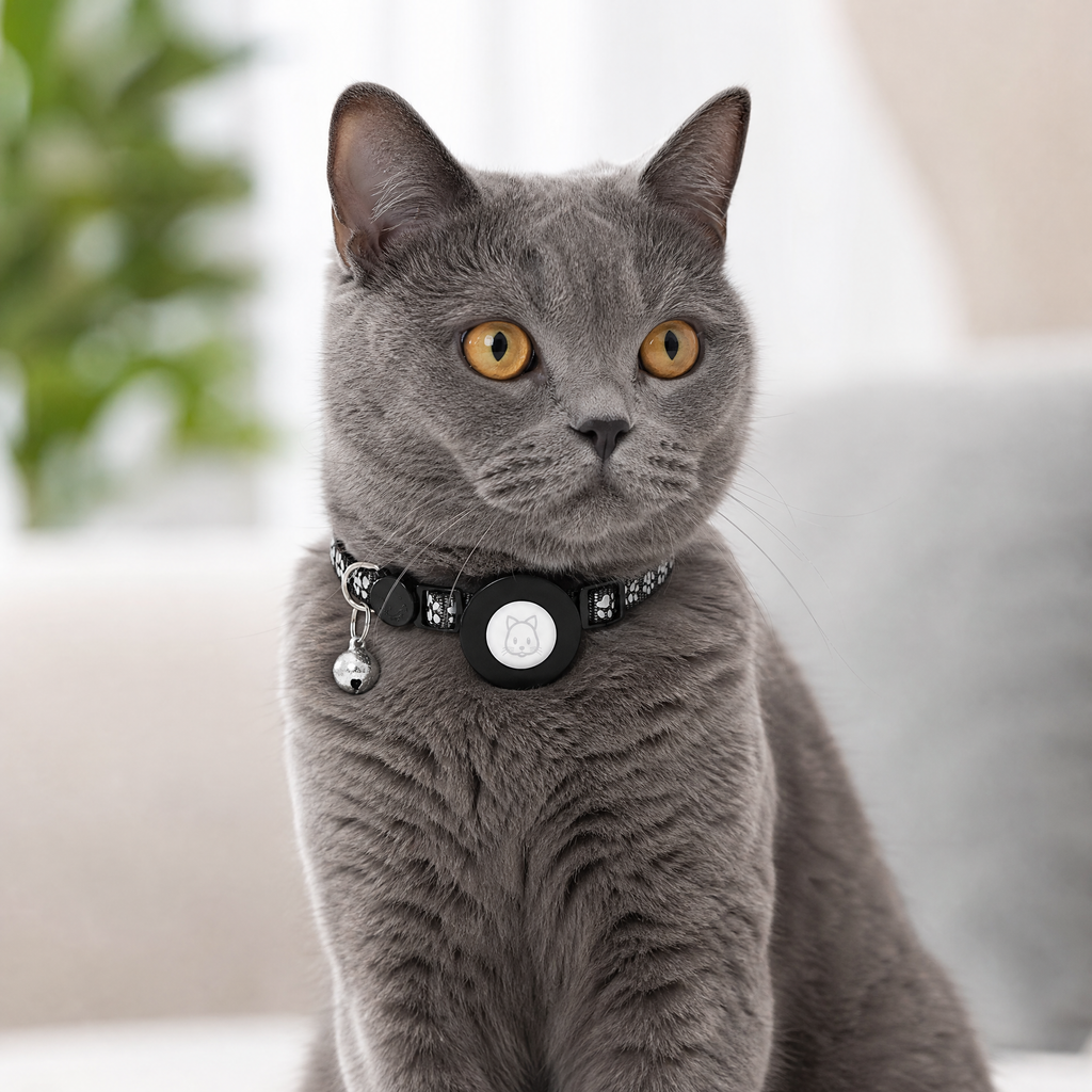 Collier de sécurité pour chat avec support AirTag